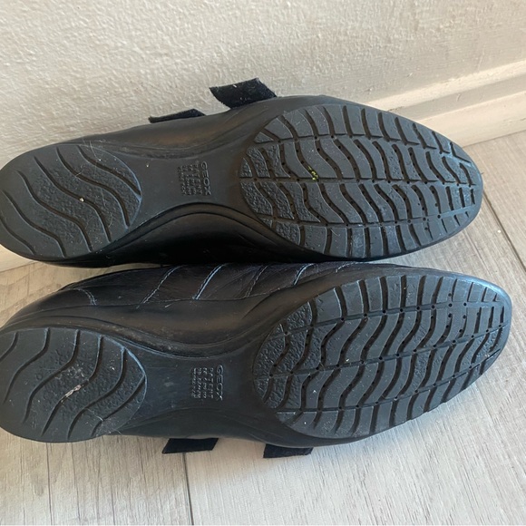 Geox Respira black velcro leather sneakers - Picture 6 of 6